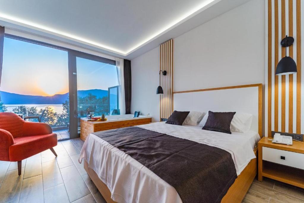 Kalkan Beach Park Hotel Kas Exterior photo